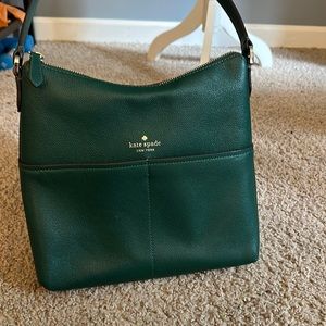 Green Kate Spade handbag